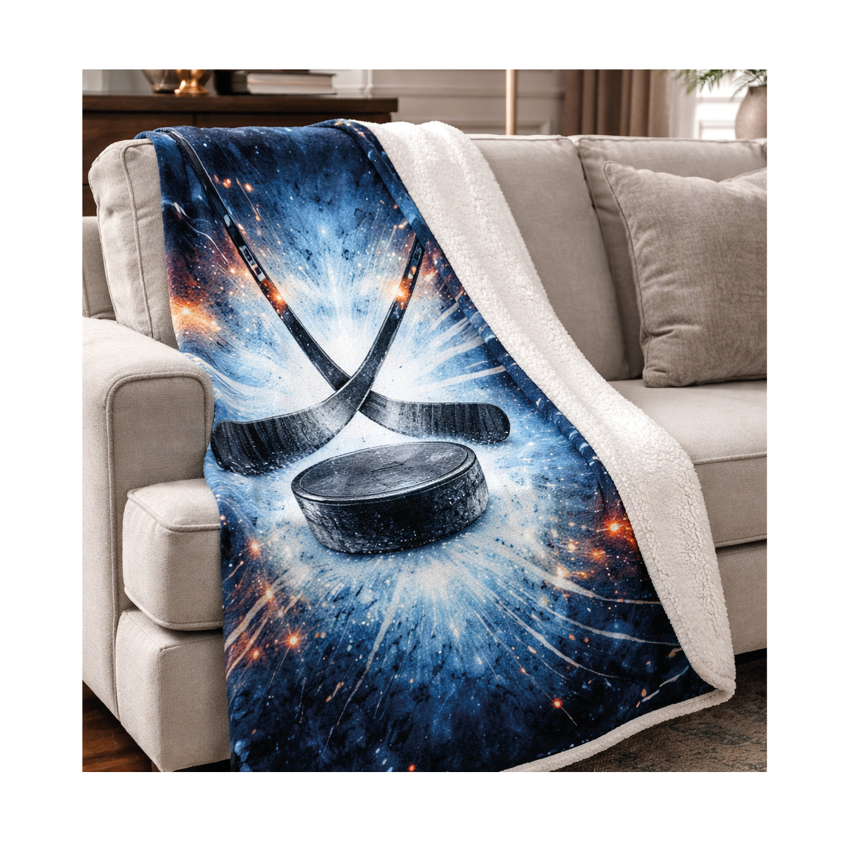 Vanilla Sherpa Blanket 152 X 203 CMS | 60 X 80 INCHES - Image 4