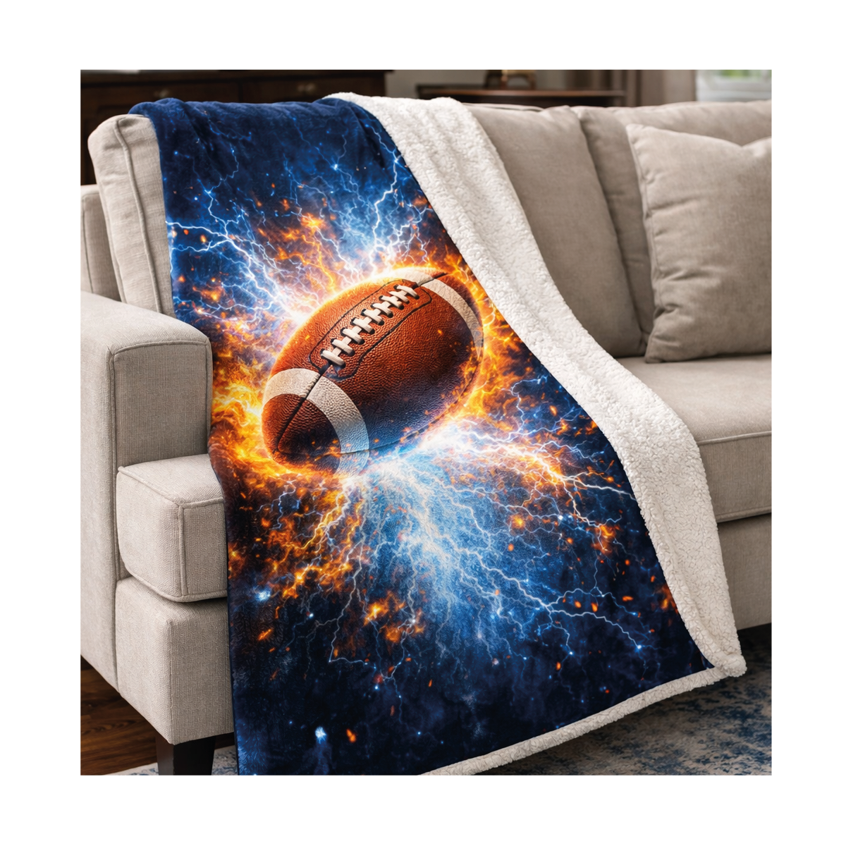 Vanilla Sherpa Blanket 152 X 203 CMS | 60 X 80 INCHES